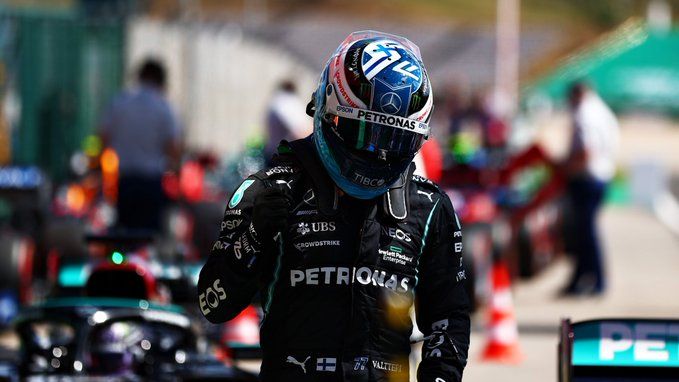 F1: Valtteri Bottas denies Lewis Hamilton 100th pole in Portugal
