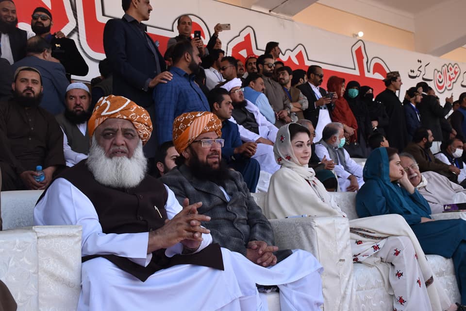 Pakistan’s Opposition parties hold massive anti-government rally in restive province